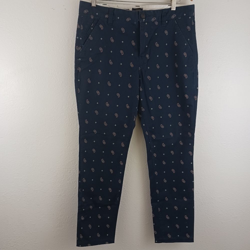 CPO  Provisions Paisley print blue  Pants size 34